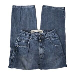 Paco Jeans Boys 8 Blue Baggy Skater Carpenter Loose Wide Leg 90s Y2K Vintage